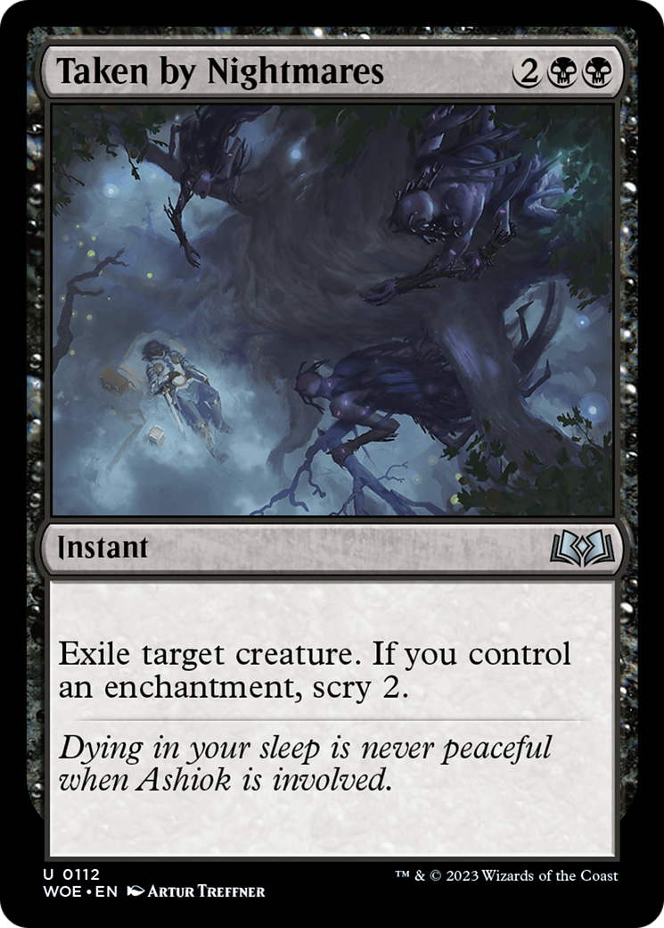 Taken by Nightmares (112) Foil - Wilds of Eldraine
