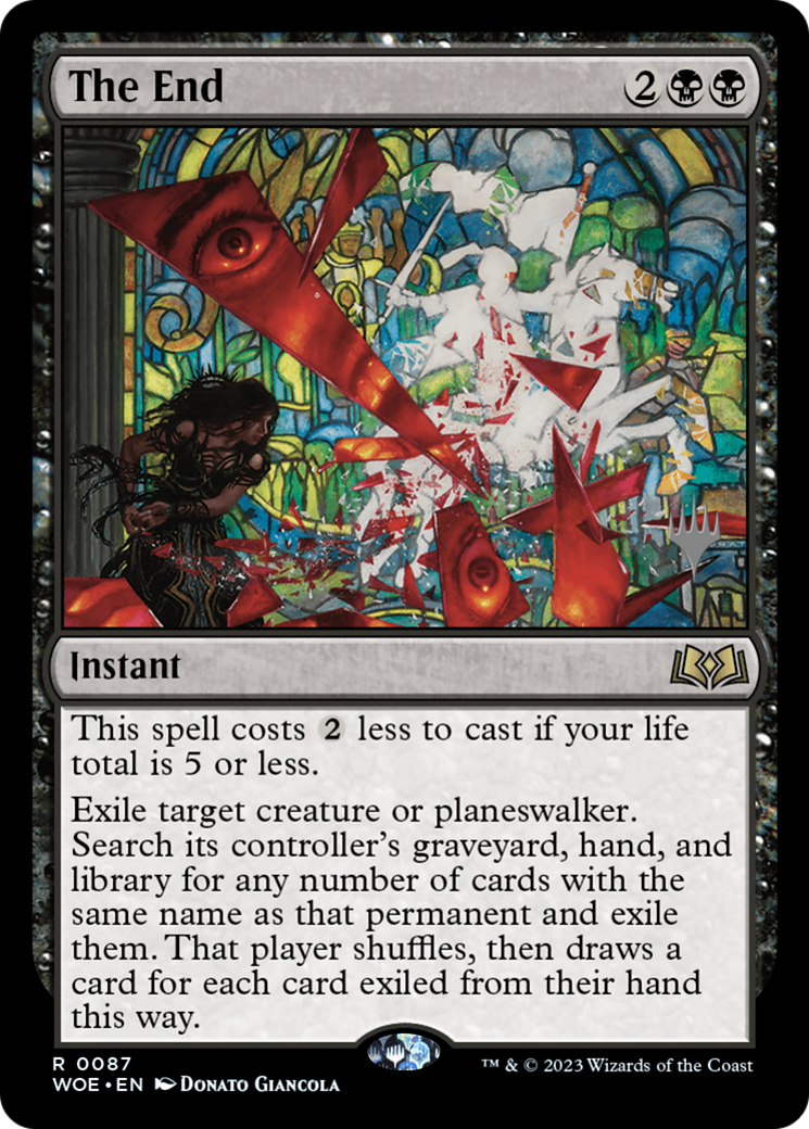 The End (87p) - Wilds of Eldraine Promos