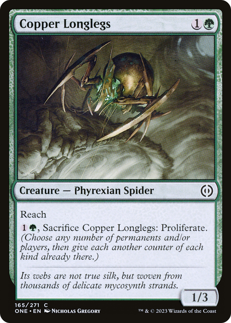 Copper Longlegs (165) - Phyrexia: All Will Be One