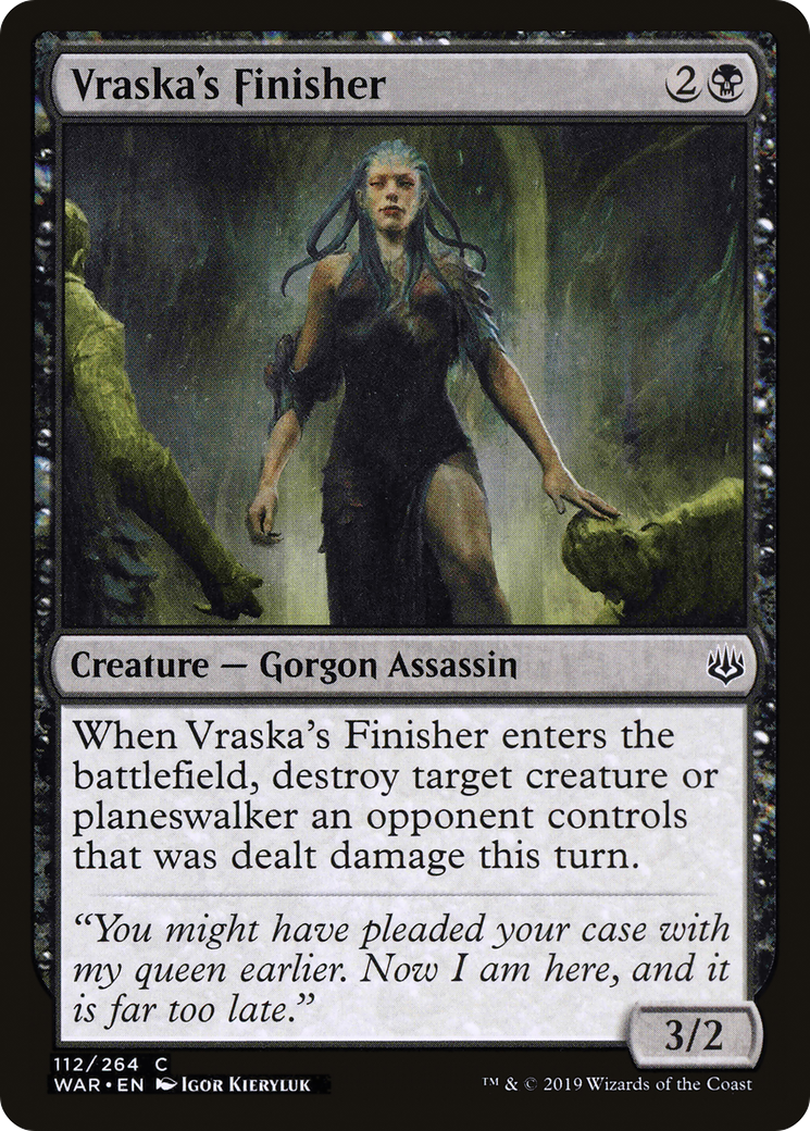 Vraska's Finisher (112) - War of the Spark