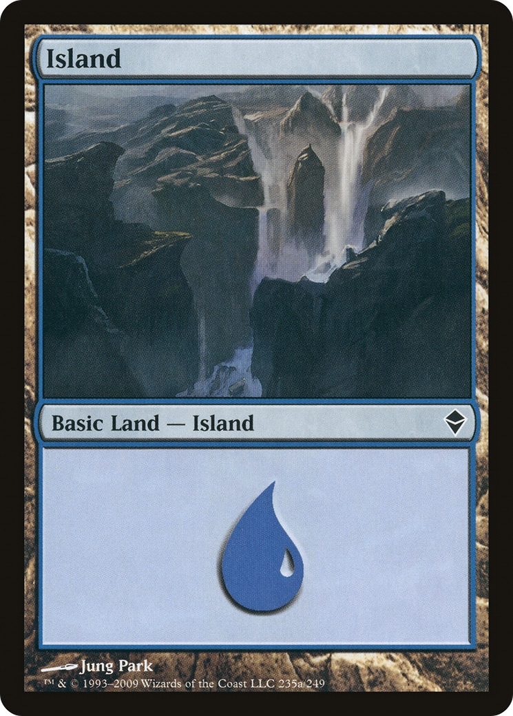 Island (235a) - Zendikar