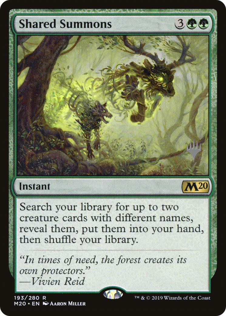 Shared Summons (193) Foil - Core Set 2020 Promos
