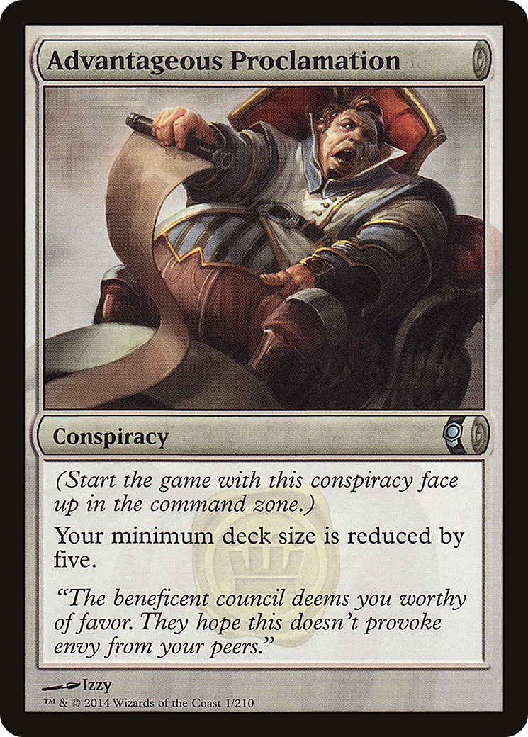 Advantageous Proclamation (001) - Conspiracy