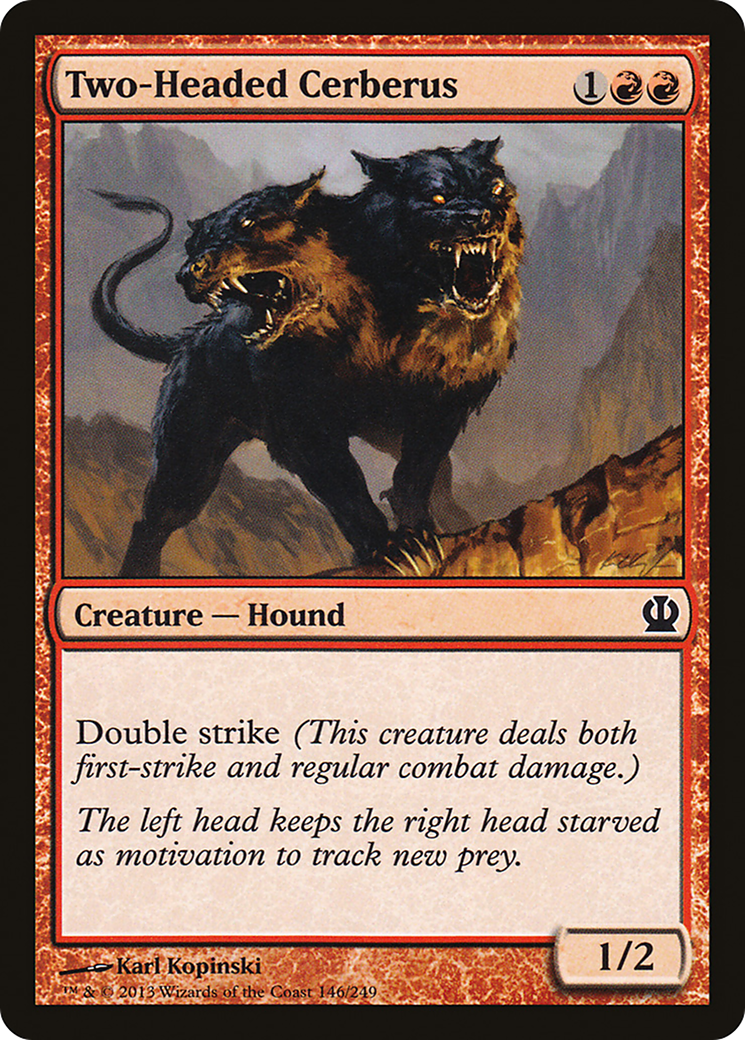 Two-Headed Cerberus (146) Foil - Theros