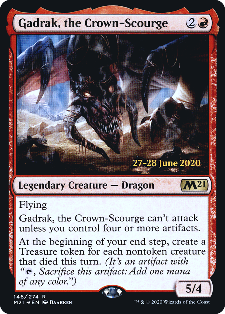 Gadrak, the Crown-Scourge (146s) Foil - Core Set 2021 Promos