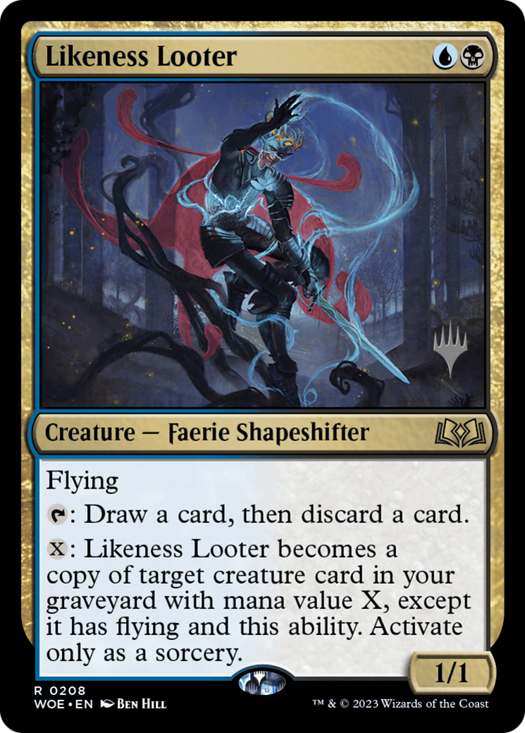 Likeness Looter (208) Foil - Wilds of Eldraine Promos