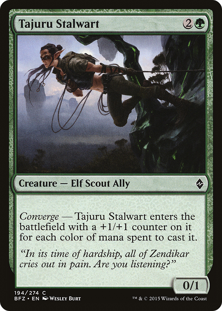 Tajuru Stalwart (194) Foil - Battle for Zendikar