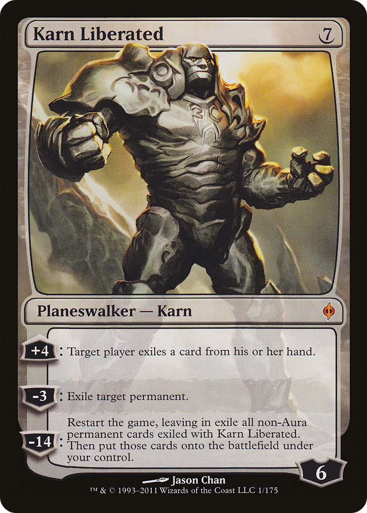 Karn Liberated (001) Foil - New Phyrexia