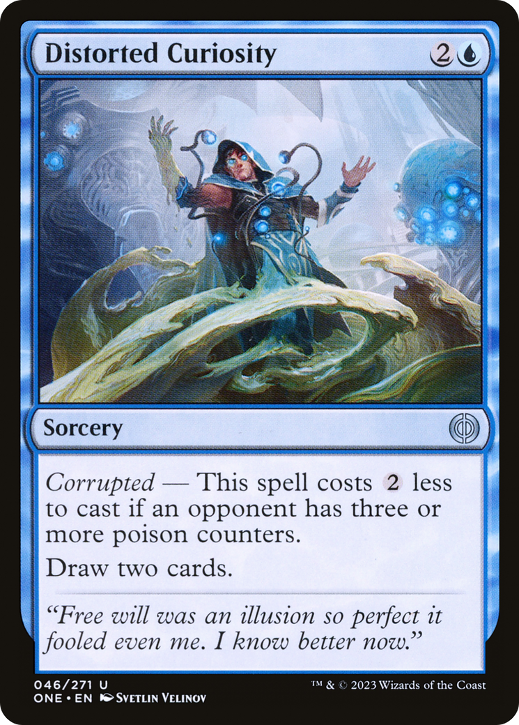 Distorted Curiosity (046) Foil - Phyrexia: All Will Be One