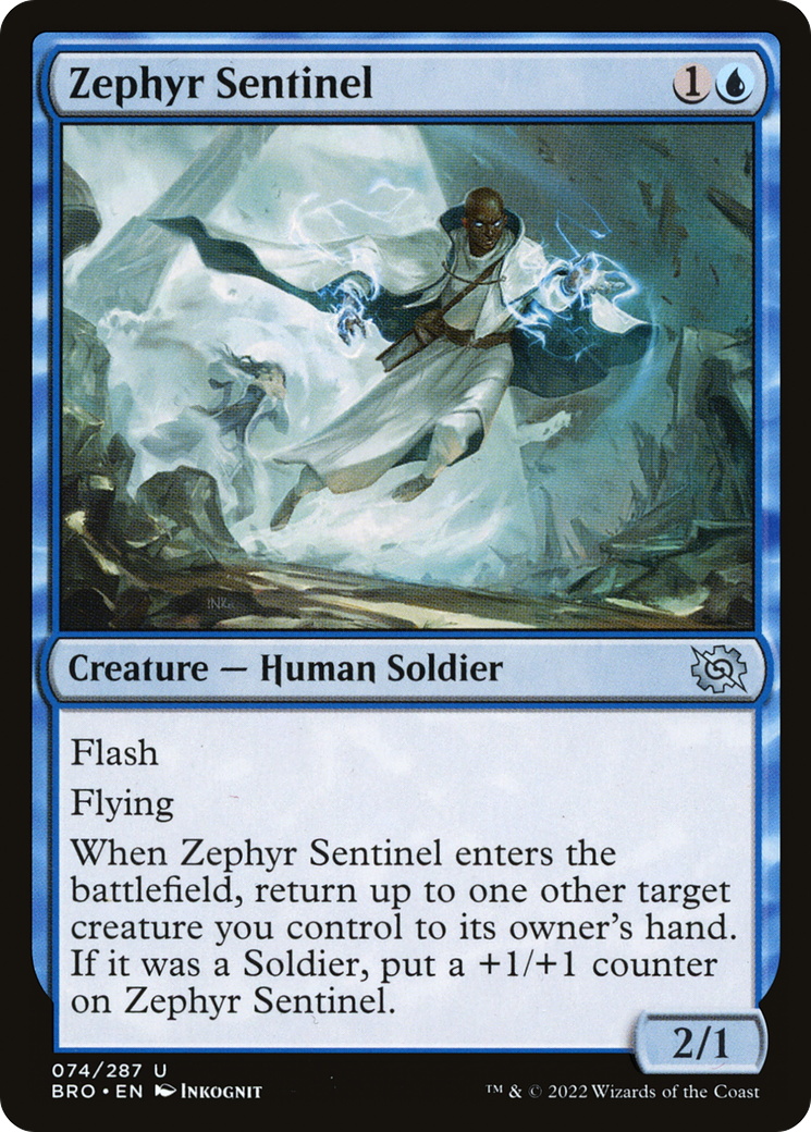 Zephyr Sentinel (074) Foil - The Brothers' War