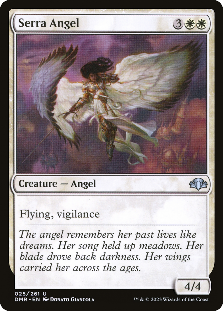 Serra Angel (025) Foil - Dominaria Remastered