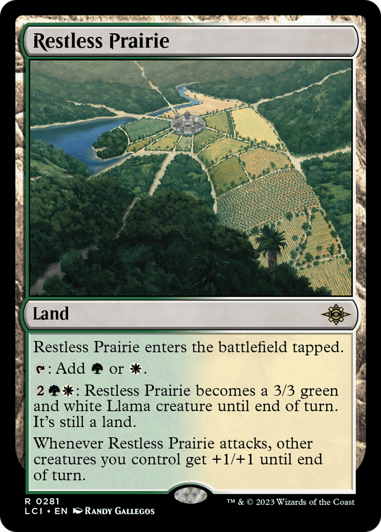 Restless Prairie (281) Foil - The Lost Caverns of Ixalan