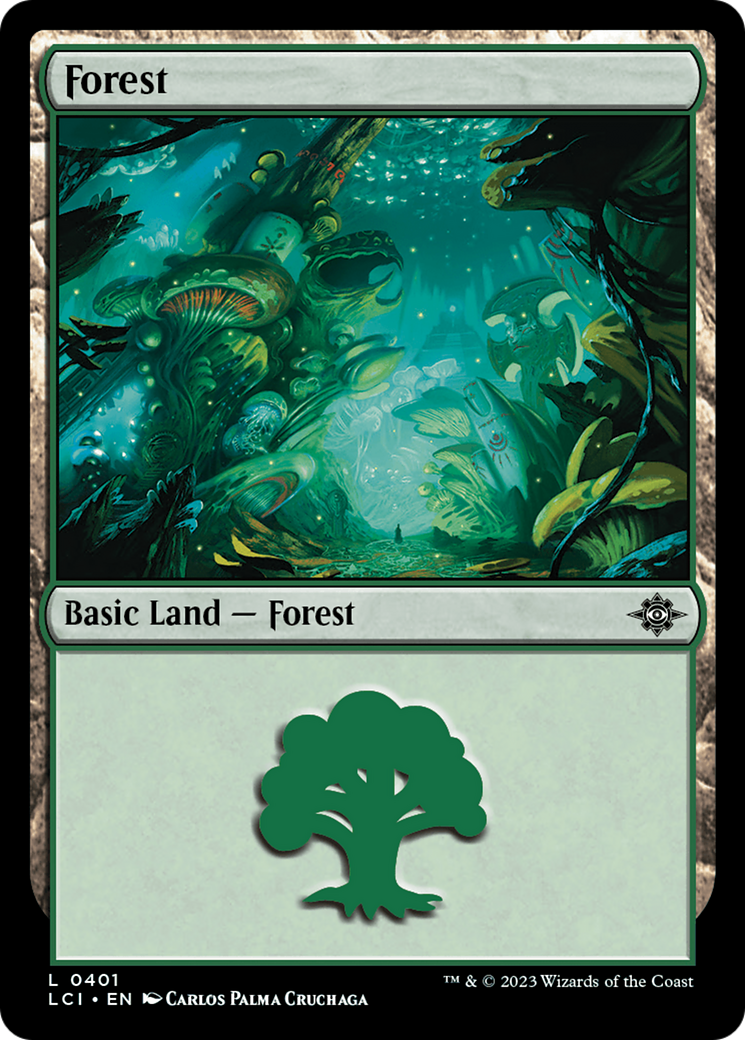 Forest (401) Foil - The Lost Caverns of Ixalan