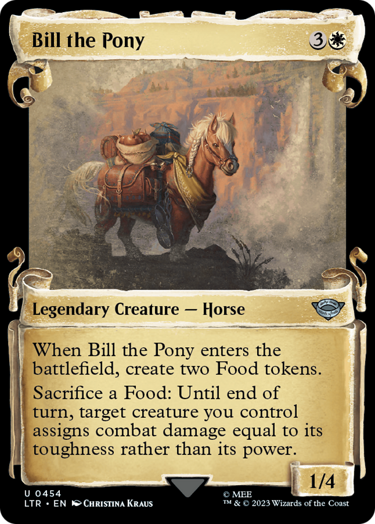 Bill the Pony (Showcase) (454) Foil - The Lord of the Rings: Tales of Middle-earth
