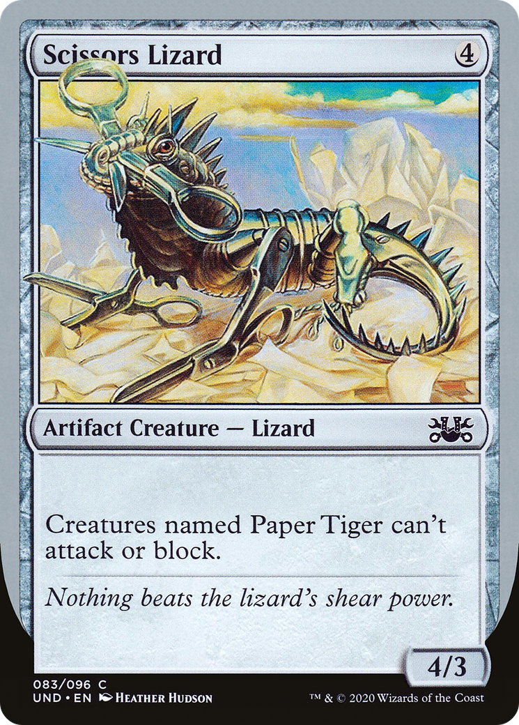 Scissors Lizard (083) - Unsanctioned