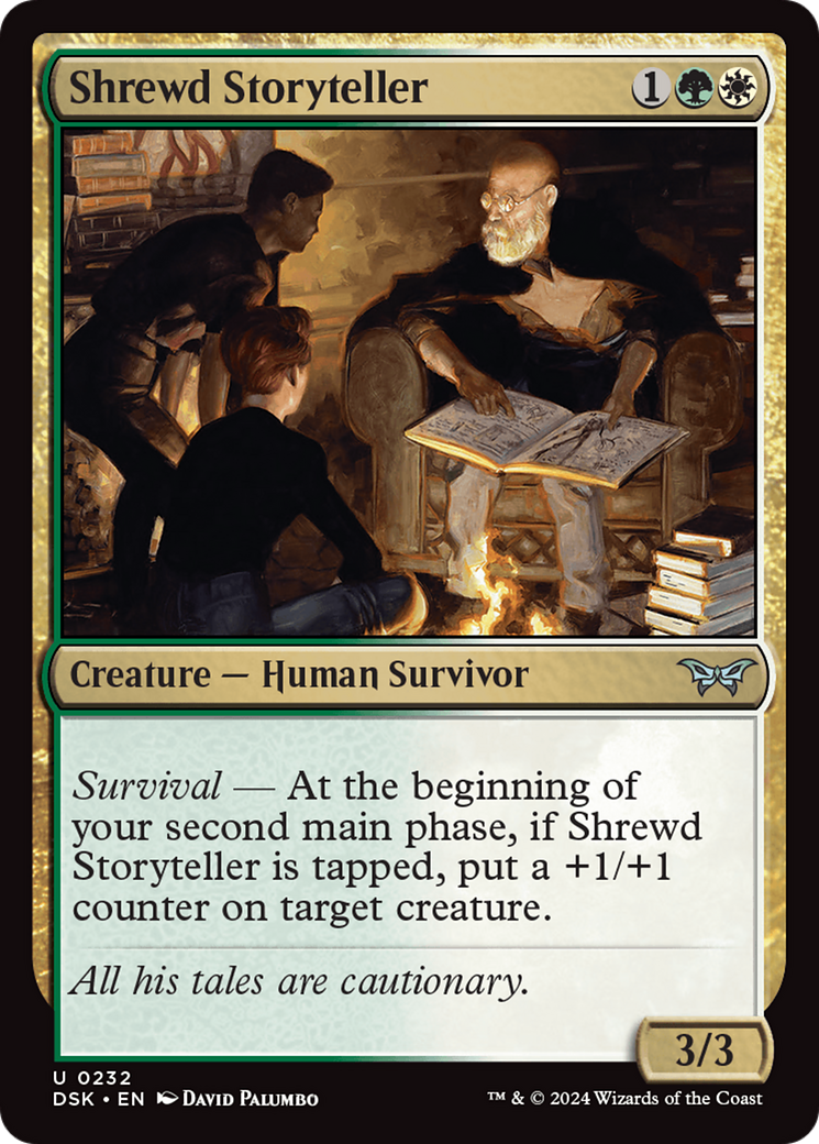 Shrewd Storyteller (232) Foil - Duskmourn: House of Horror