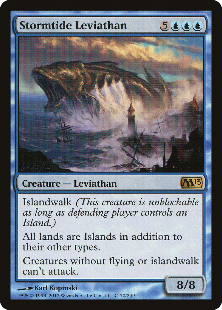 Stormtide Leviathan (070) Foil - Magic 2013