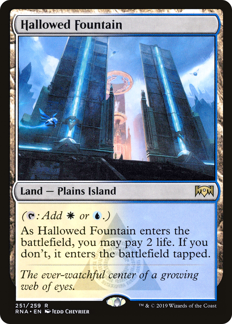 Hallowed Fountain (251) Foil - Ravnica Allegiance