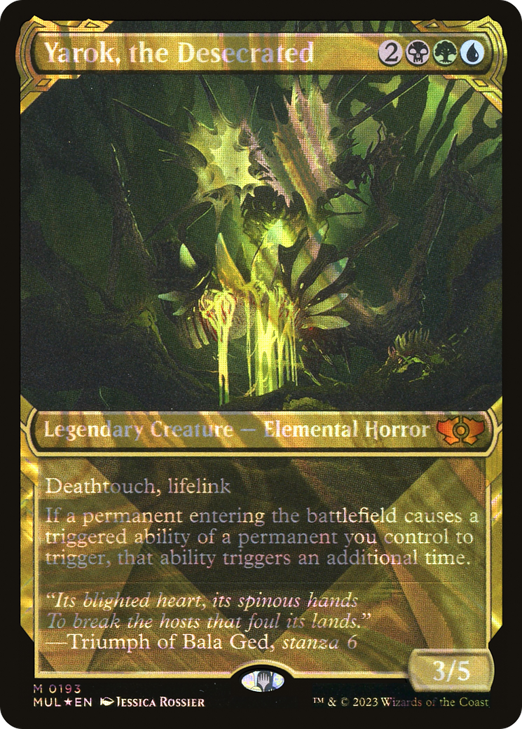 Yarok, the Desecrated (Halo Foil) (Showcase) (193) Foil - Multiverse Legends