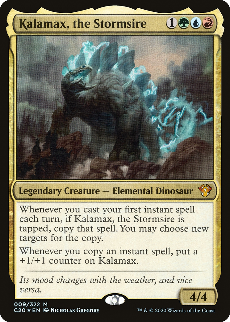Kalamax, the Stormsire (009) Foil - Commander 2020