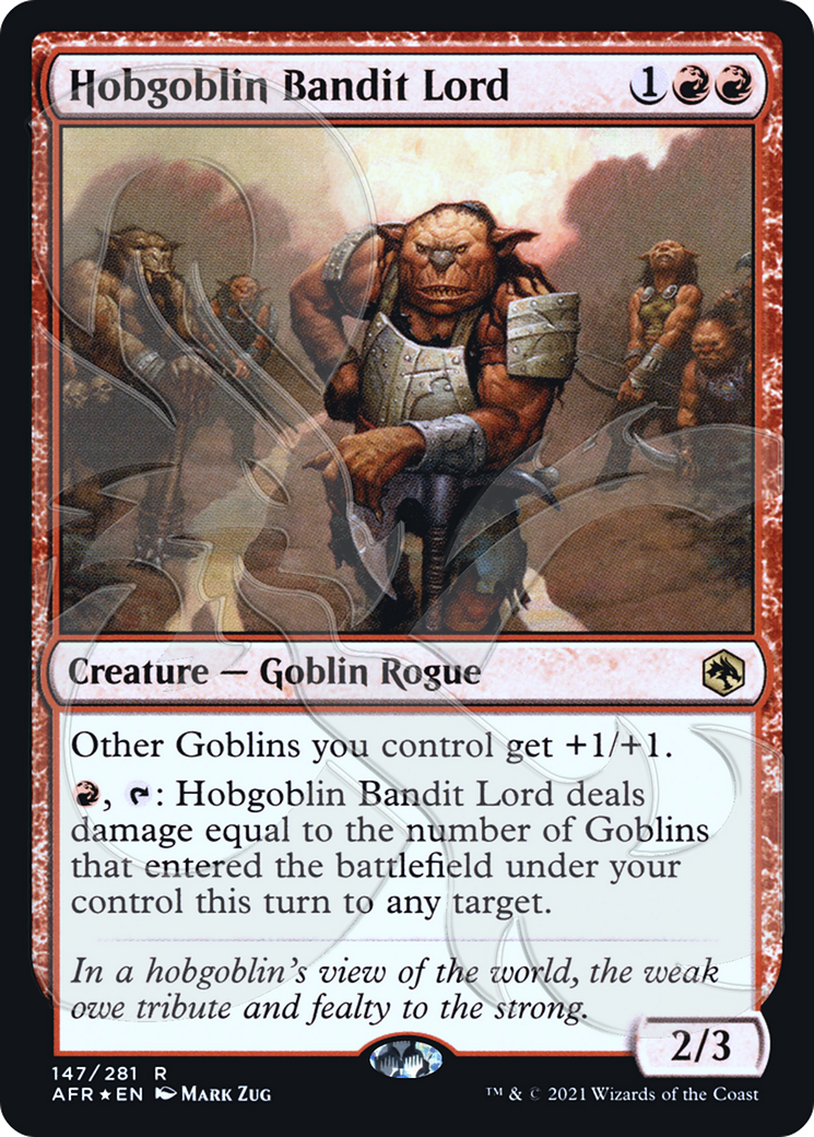 Hobgoblin Bandit Lord (147) Foil - Adventures in the Forgotten Realms Promos