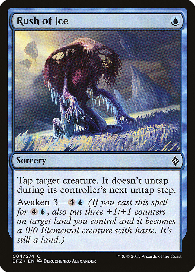 Rush of Ice (084) - Battle for Zendikar