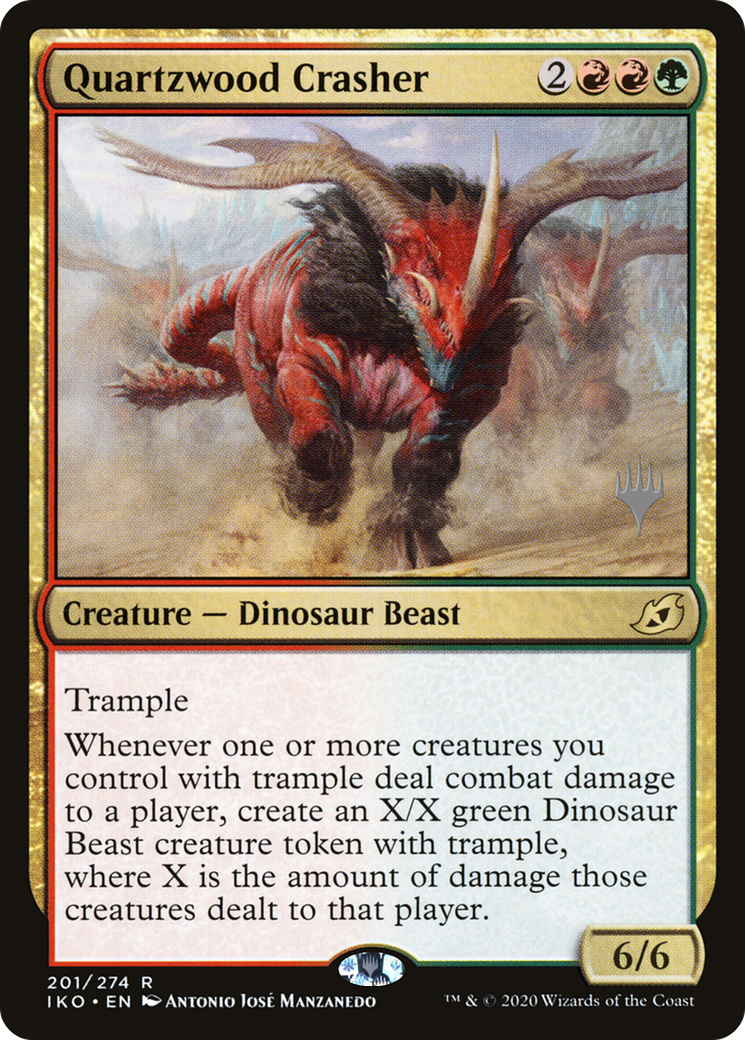 Quartzwood Crasher (201) - Ikoria: Lair of Behemoths Promos