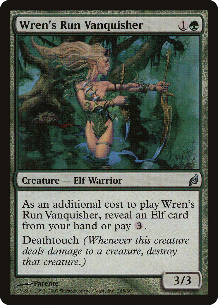 Wren's Run Vanquisher (245) Foil - Lorwyn