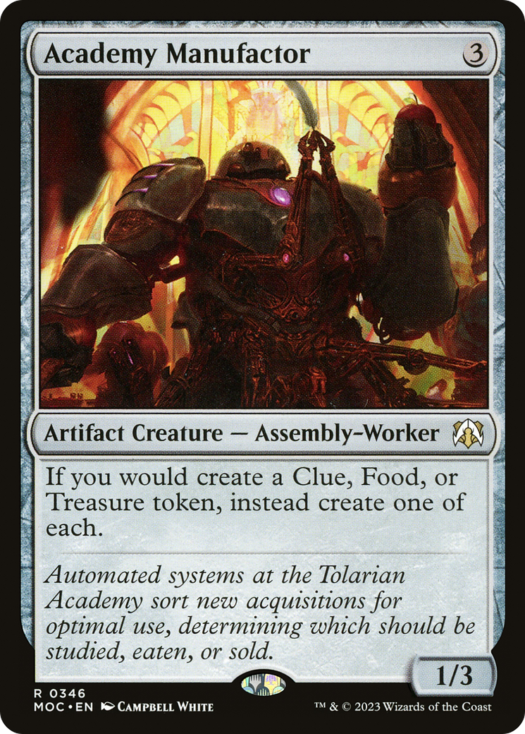 Academy Manufactor (346) - March of the Machine Commander