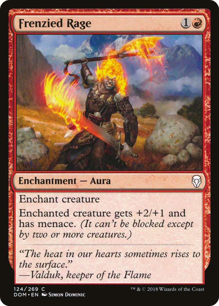 Frenzied Rage (124) - Dominaria