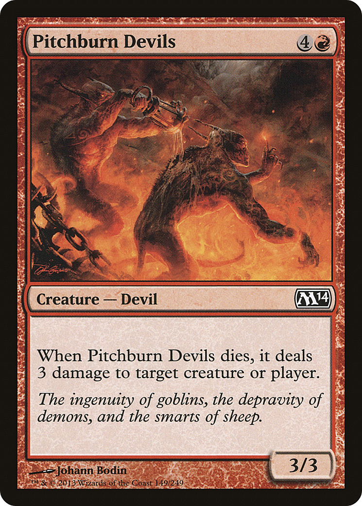 Pitchburn Devils (149) Foil - Magic 2014