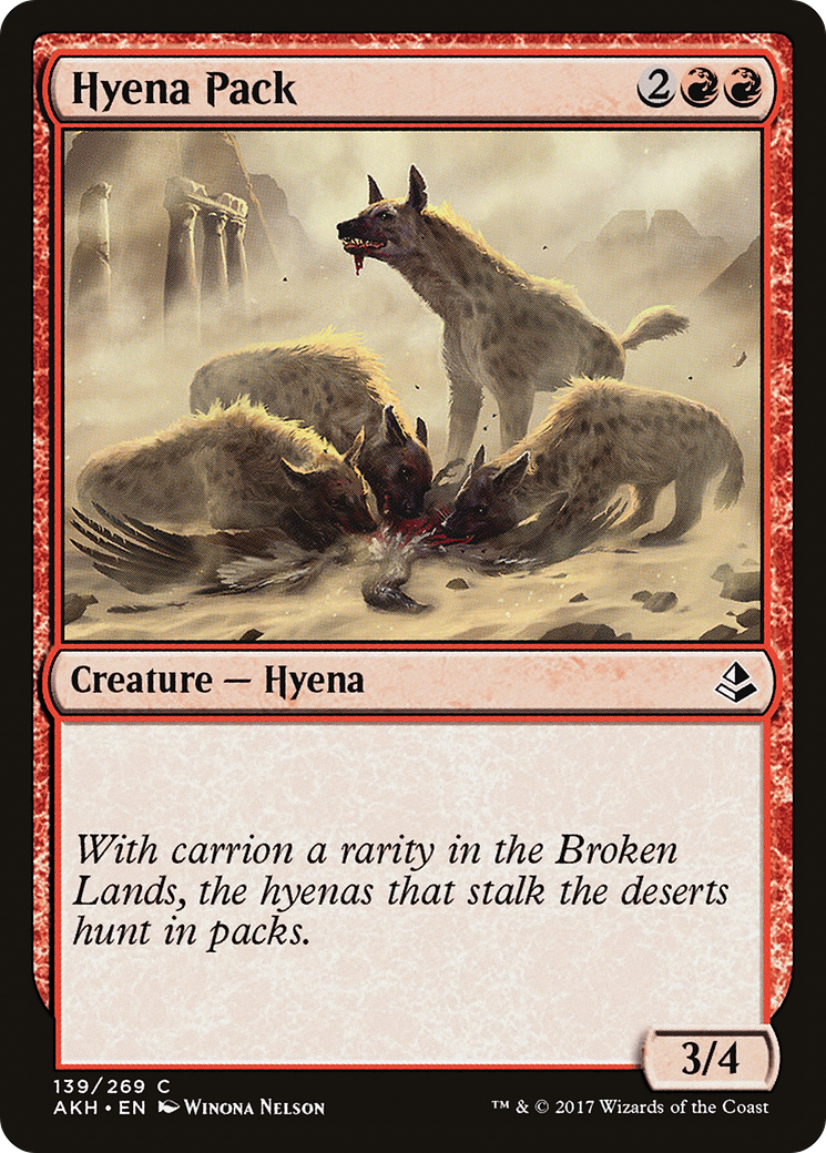 Hyena Pack (139) Foil - Amonkhet