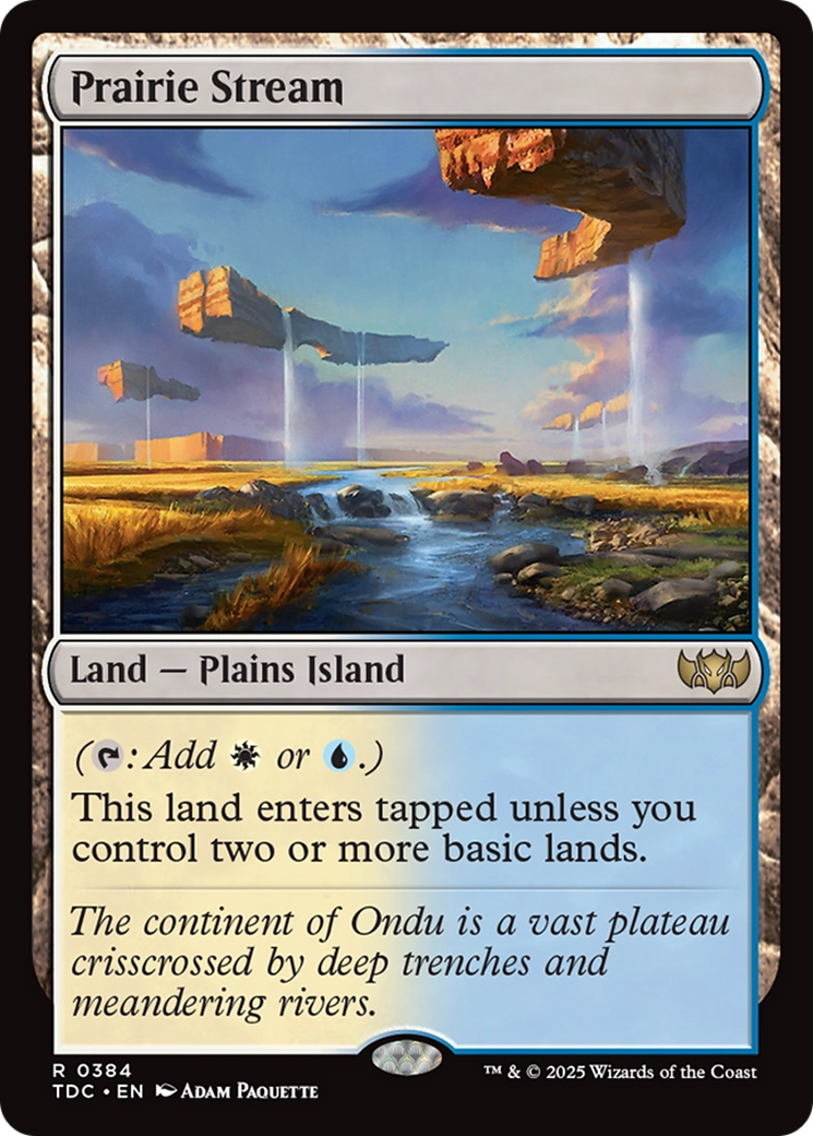 Prairie Stream (384) - Commander: Tarkir: Dragonstorm