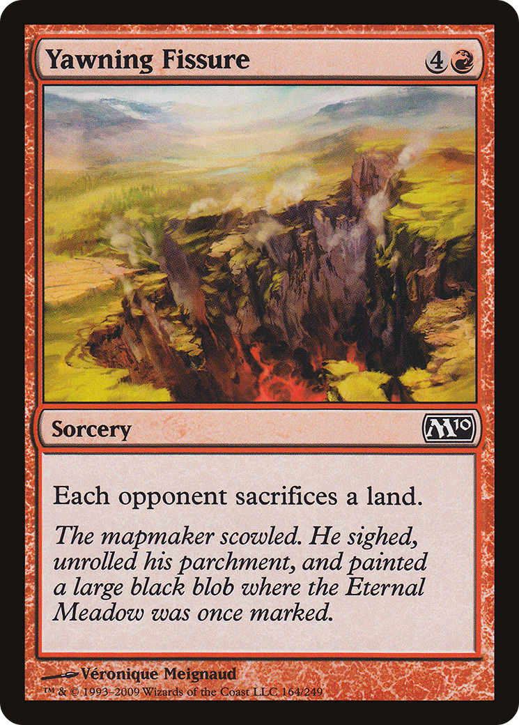 Yawning Fissure (164) Foil - Magic 2010