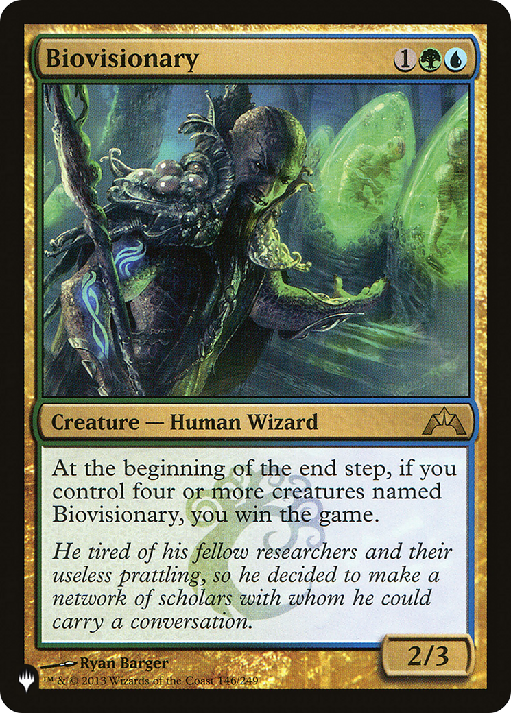Biovisionary (GTC-146) - The List
