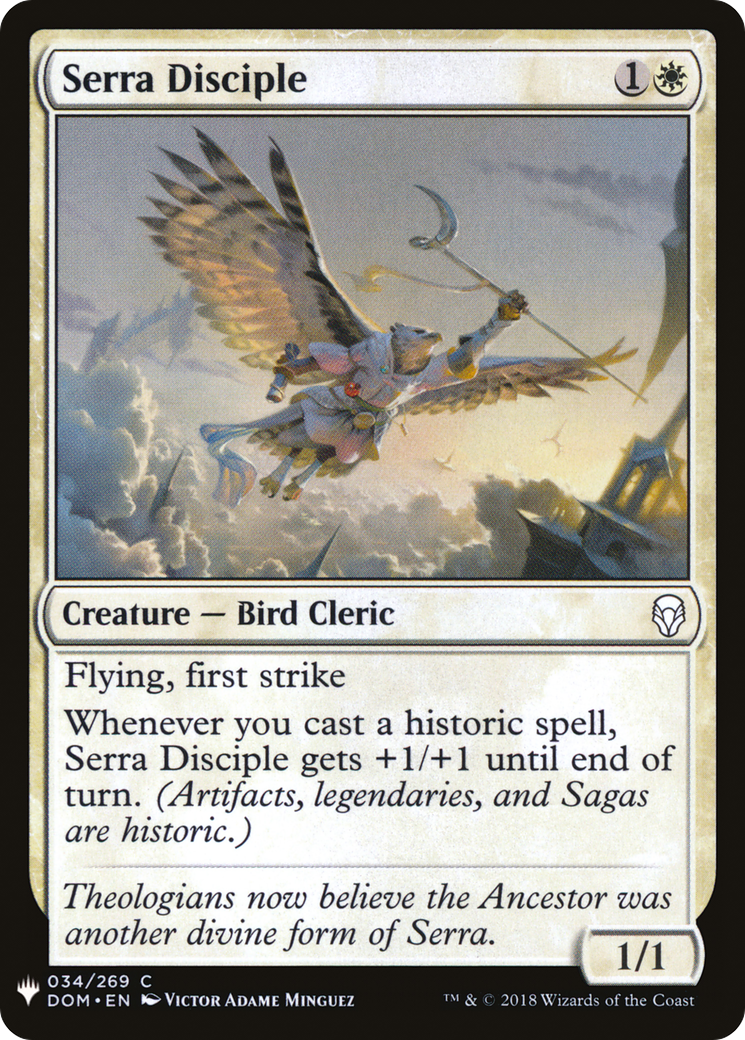 Serra Disciple (DOM-34) - The List
