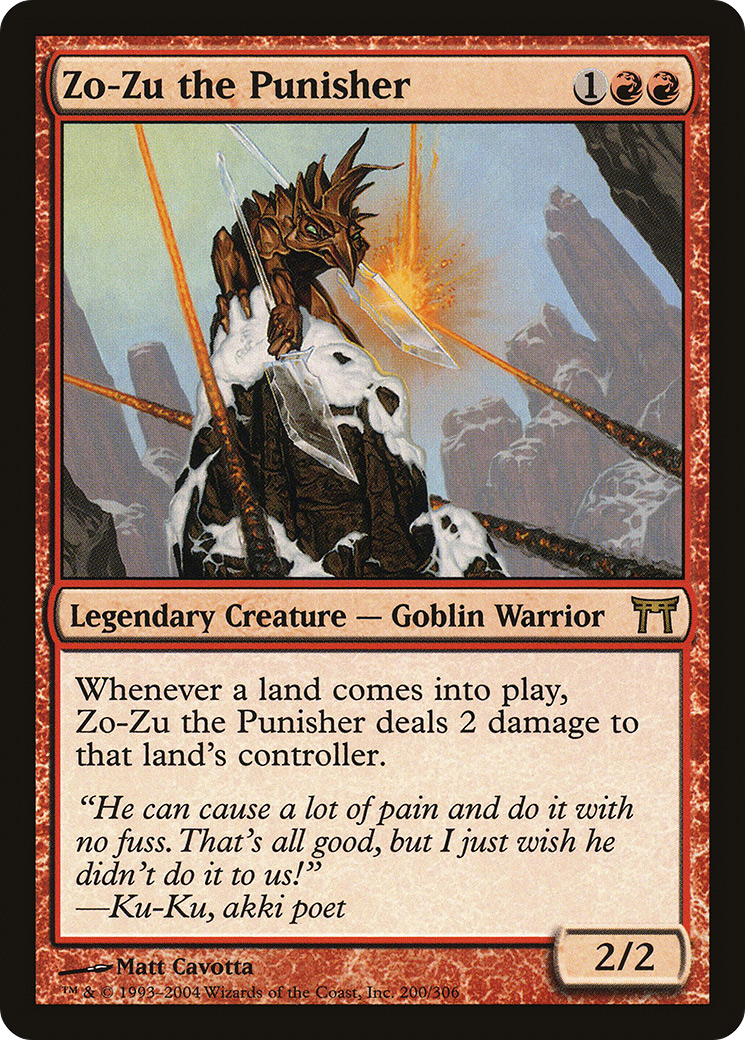 Zo-Zu the Punisher (200) Foil - Champions of Kamigawa