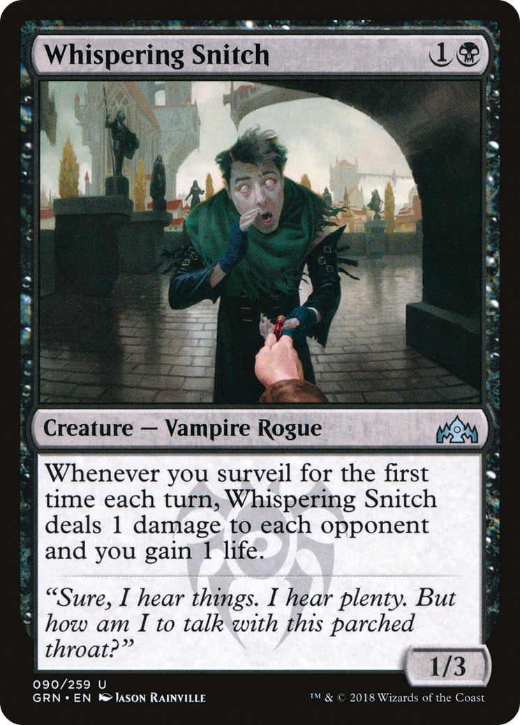 Whispering Snitch (090) Foil - Guilds of Ravnica