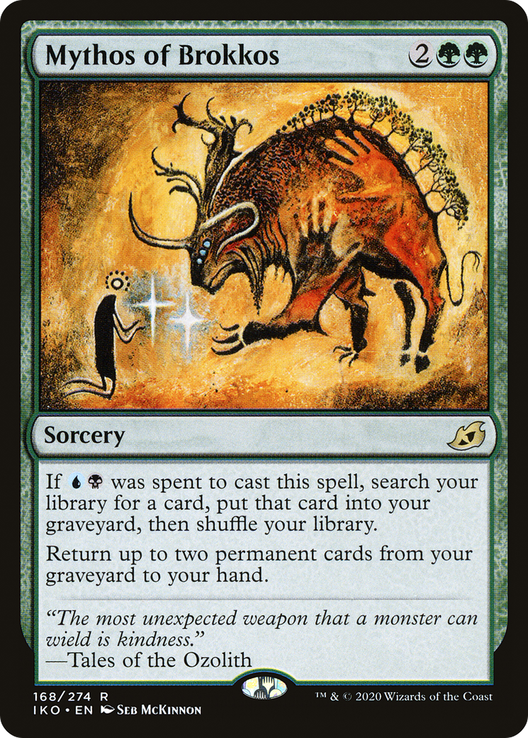 Mythos of Brokkos (168) Foil - Ikoria: Lair of Behemoths