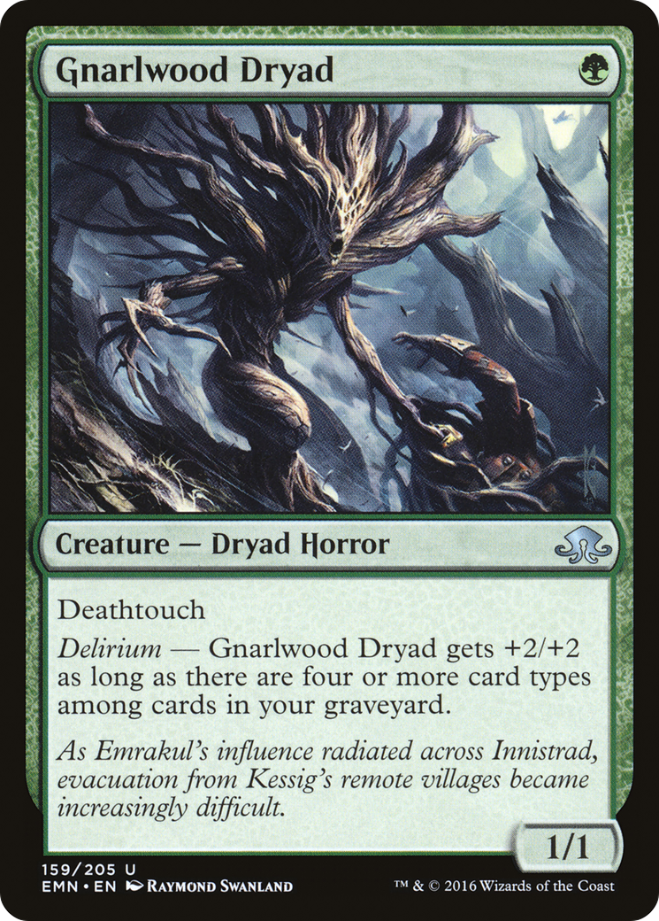 Gnarlwood Dryad (159) Foil - Eldritch Moon