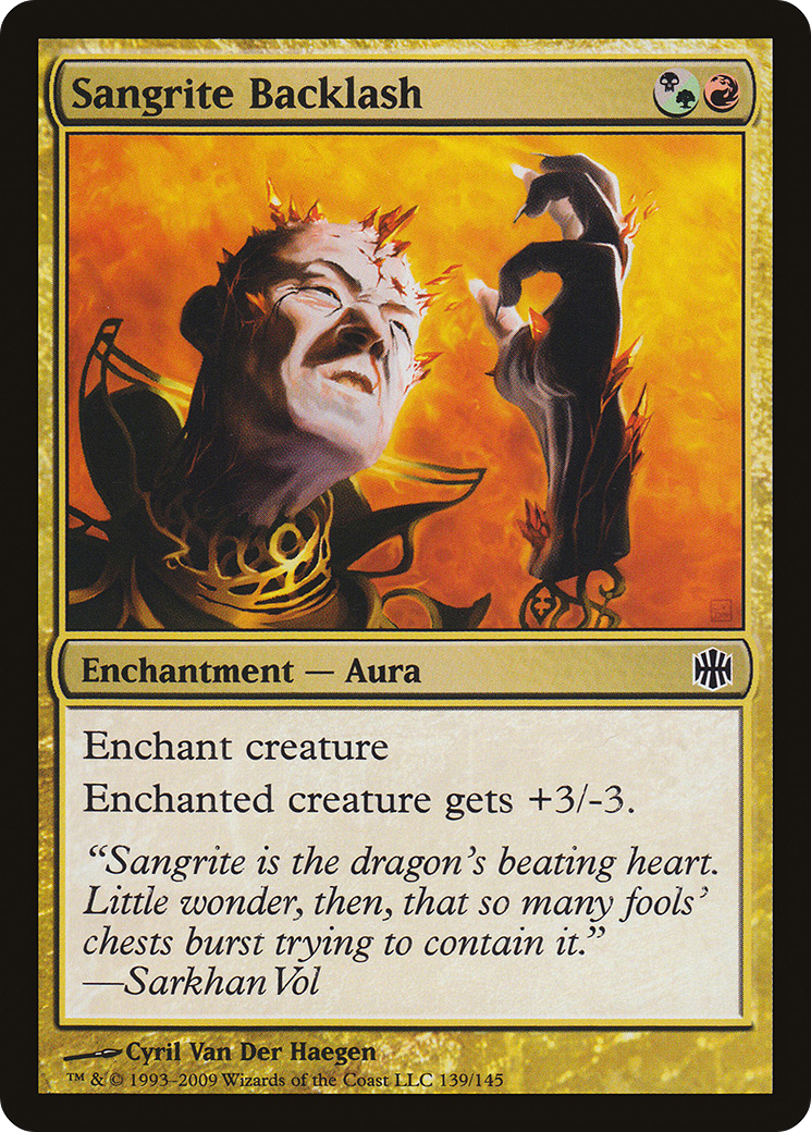 Sangrite Backlash (139) - Alara Reborn