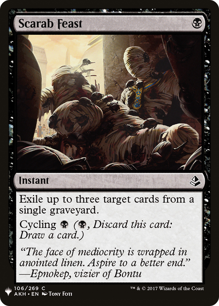 Scarab Feast (AKH-106) - The List