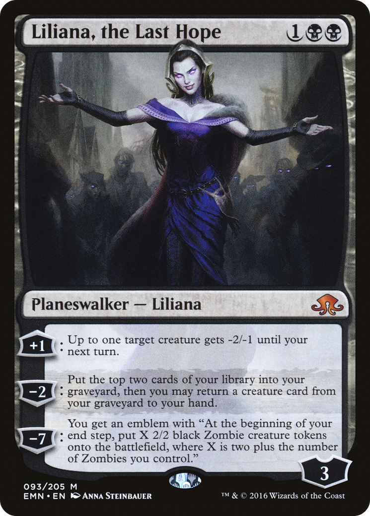 Liliana, the Last Hope (093) Foil - Eldritch Moon
