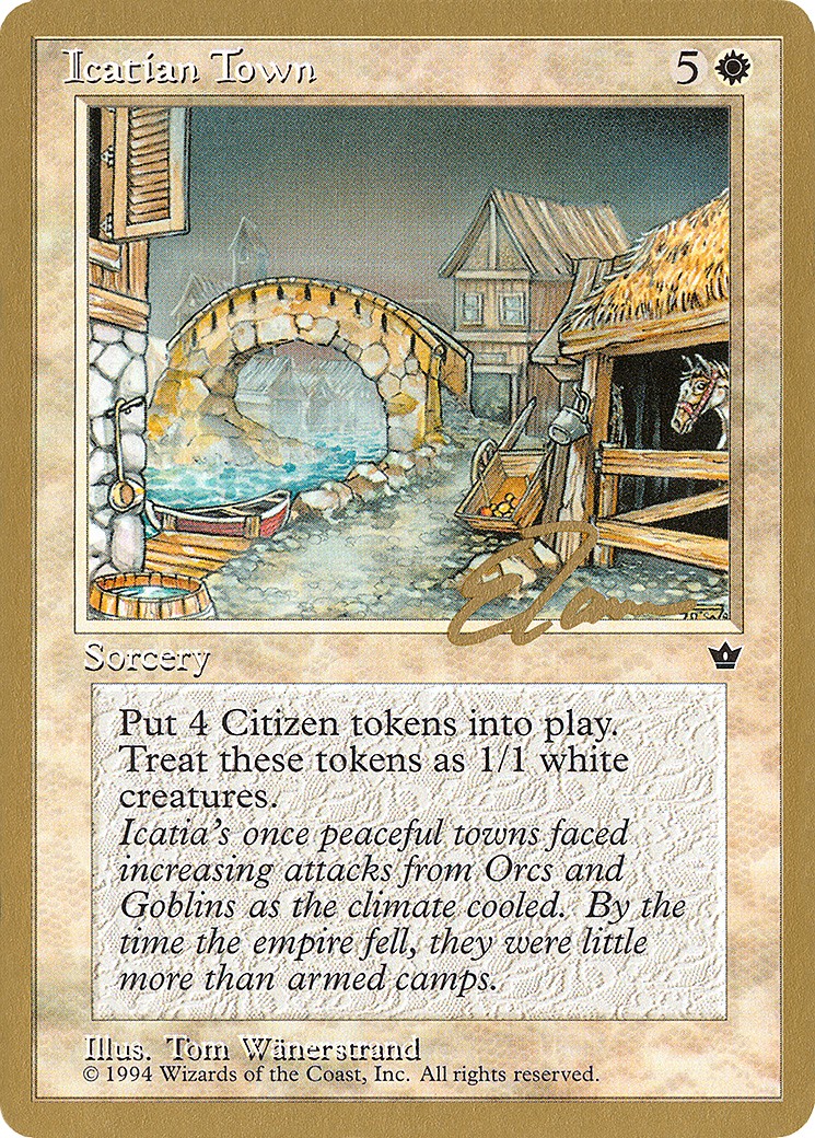 Icatian Town - 1996 Eric Tam (FEM) - Pro Tour Collector Set