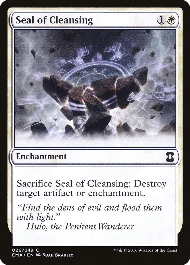 Seal of Cleansing (026) Foil - Eternal Masters