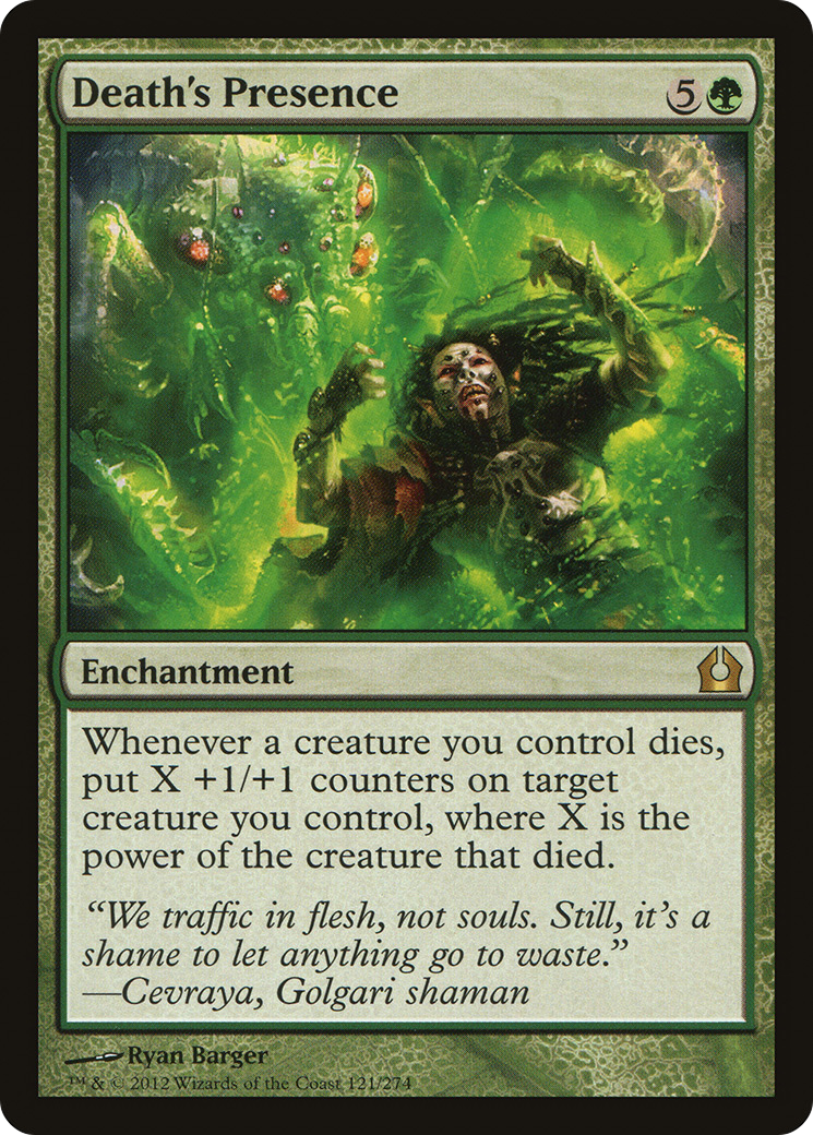 Death's Presence (121) Foil - Return to Ravnica