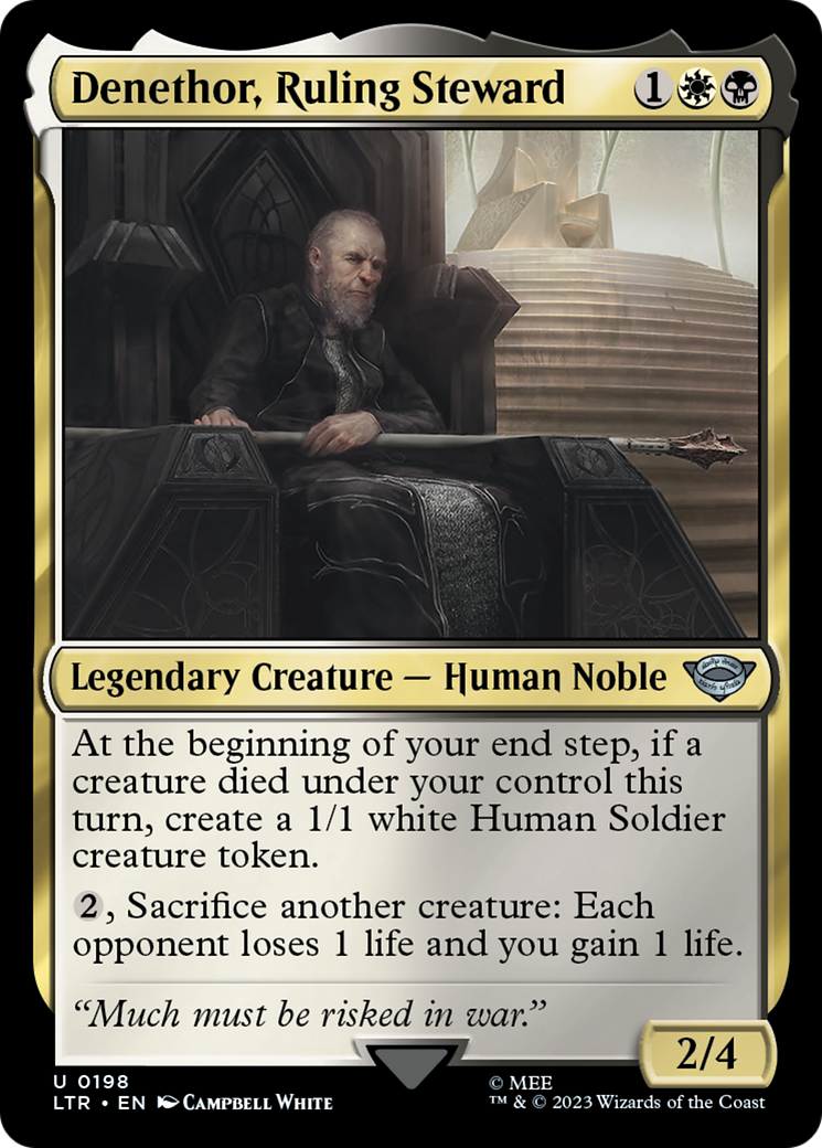 Denethor, Ruling Steward (198) - The Lord of the Rings: Tales of Middle-earth
