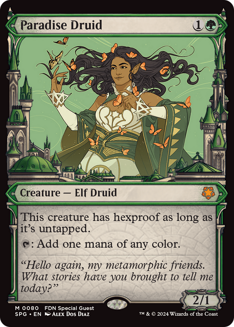 Paradise Druid (Showcase) (080) Foil - Special Guests