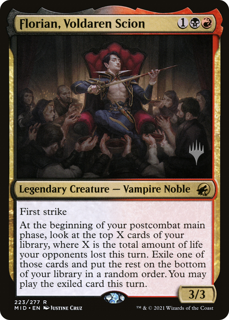 Florian, Voldaren Scion (223p) - Innistrad: Midnight Hunt Promos