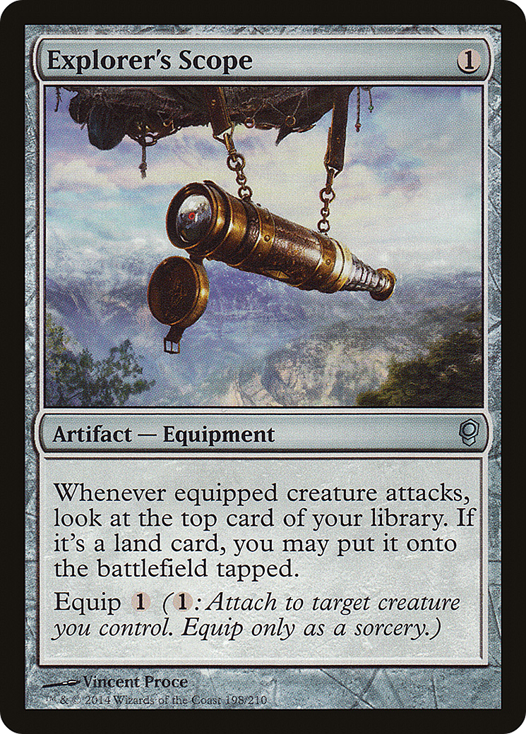 Explorer's Scope (198) Foil - Conspiracy